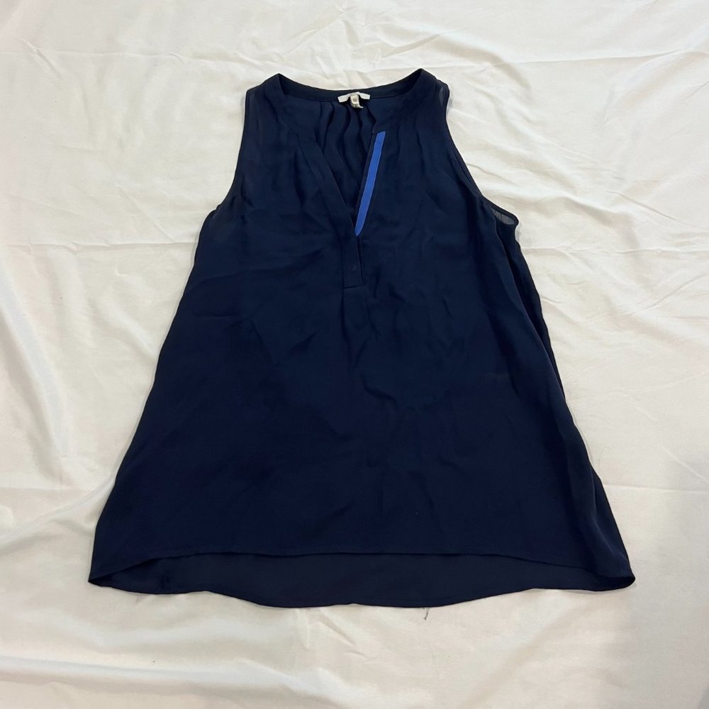 Joie Aruna Split Neck Silk Tank